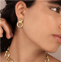 Orecchini Etrusca Donna in Lega metallica WSET00830.YG - WSET00830.YG